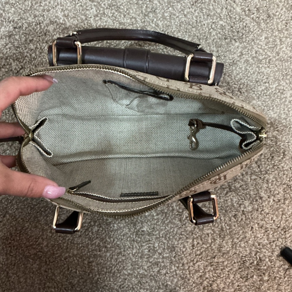 Dooney & Bourke Tan and Brown bag - Picture 7 of 8
